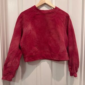 Born Primitive Vibrant Cropped Red Sweatshirt